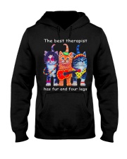 The Best Therapist Has Fur And Four Legs Hooded Sweatshirt tile