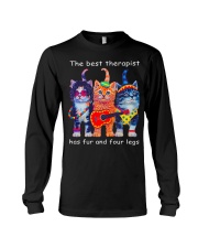 The Best Therapist Has Fur And Four Legs Long Sleeve Tee tile