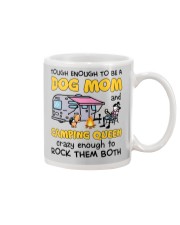 Tough Enough To Be A Dog Mom And Camping Queen Mug tile