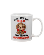 Yeah -I've Got OCD - Old - Cranky And Dangerous Mug tile