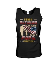 Being A Veteran Is An Honor Unisex Tank tile