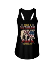 Being A Veteran Is An Honor Ladies Flowy Tank tile