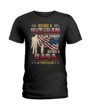 Being A Veteran Is An Honor Ladies T-Shirt tile