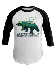And Into The Forest I Go Baseball Tee tile