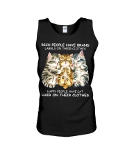 Happy People Have Cat Hair On Their Clothes Unisex Tank tile
