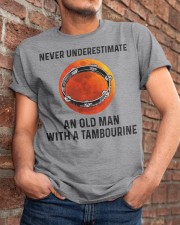 Never Underestimate An Old Man With A Tambourine Classic T-Shirt apparel-classic-tshirt-lifestyle-26