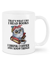 I Read Books - I Drink Coffee And I Know Things Mugs tile