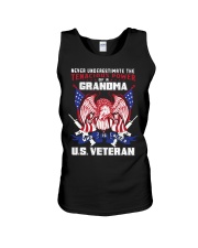 Grandma Us Veteran Unisex Tank tile