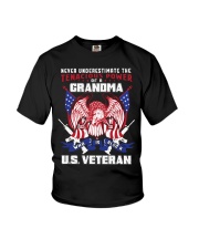 Grandma Us Veteran Youth T-Shirt tile