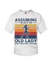 Assuming I'm Just Old Lady Was Your First Mistake Youth T-Shirt tile