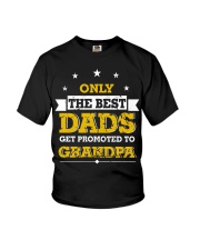 Best Dads Get Promoted To Grandpa Youth T-Shirt tile