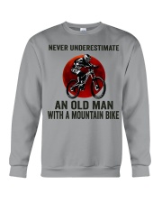 An Old Man With A Mountain Bike Crewneck Sweatshirt tile