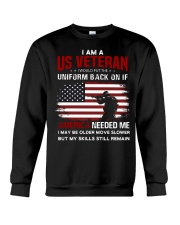 I Am A Us Veteran Design Crewneck Sweatshirt tile