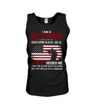 I Am A Us Veteran Design Unisex Tank tile