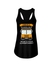 School Bus Driver Ladies Flowy Tank tile