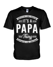 Its A Papa Thing V-Neck T-Shirt tile