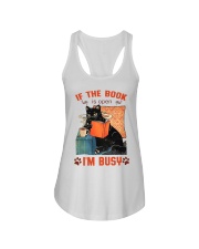 If The Book Is Open - I'm Busy Ladies Flowy Tank tile