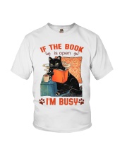 If The Book Is Open - I'm Busy Youth T-Shirt tile