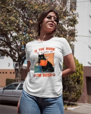 If The Book Is Open - I'm Busy Ladies T-Shirt apparel-ladies-t-shirt-lifestyle-02