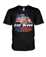 God Bless America V-Neck T-Shirt tile