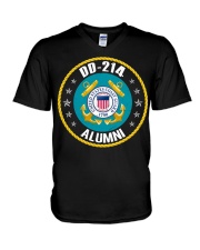 DD 214 Alumni V-Neck T-Shirt tile