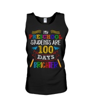 My Preschool Student Are 100 Days Birghter Unisex Tank tile