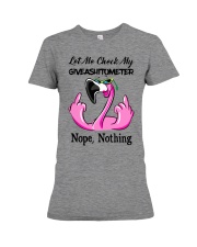 Let Me Check Premium Fit Ladies Tee tile