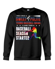 And Then Baseball Season Started Crewneck Sweatshirt tile