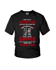 Earned The Title Veteran Forever Youth T-Shirt tile