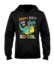 Dinosaur Happy 100 Days Of School Hooded Sweatshirt tile
