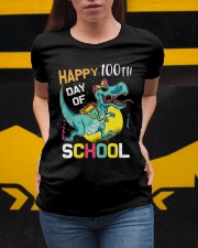 Dinosaur Happy 100 Days Of School Ladies T-Shirt apparel-ladies-t-shirt-lifestyle-04