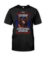 Grumpy Veteran I Love Freedom Classic T-Shirt tile