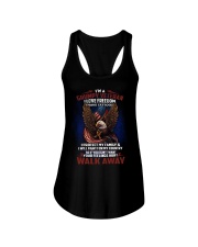 Grumpy Veteran I Love Freedom Ladies Flowy Tank tile