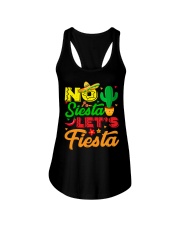 No Siesta Lets Fiesta Ladies Flowy Tank tile
