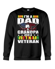 Dad Grandpa And Vietnam Veteran Crewneck Sweatshirt tile