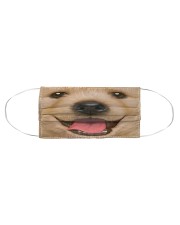 Big Face Golden Retriever Cloth face mask aos-face-mask-coverlet-lifestyle-front-01