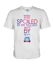 Trucker V-Neck T-Shirt tile