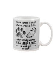 A Girl Who Really Loved Dogs And Crocs Mug tile