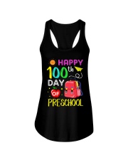 Happy 100th Day Of Preschool Ladies Flowy Tank tile