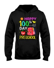 Happy 100th Day Of Preschool Hooded Sweatshirt tile