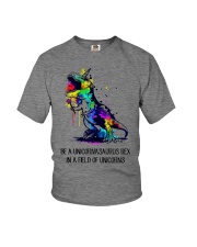 Be A Unicornasaurus Rex In A Field Of Unicorns Youth T-Shirt tile