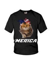 Cat Merica Youth T-Shirt tile