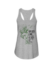 And Into The Forest I Go Ladies Flowy Tank tile