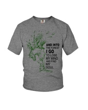 And Into The Forest I Go Youth T-Shirt tile