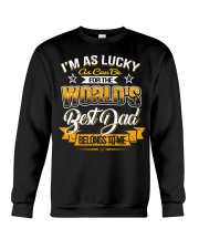 Best Dad Belongs To Me Crewneck Sweatshirt tile