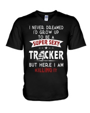 Super Sexy Trucker V-Neck T-Shirt tile
