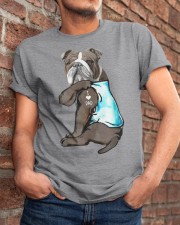 Bulldog - I Love Dad Classic T-Shirt apparel-classic-tshirt-lifestyle-26
