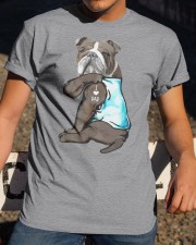 Bulldog - I Love Dad Classic T-Shirt apparel-classic-tshirt-lifestyle-28