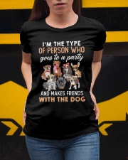 Makes Friends With The Dog Ladies T-Shirt apparel-ladies-t-shirt-lifestyle-04