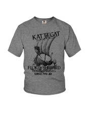 Kattegat - Flokis Shipyard Quality Longboats Youth T-Shirt tile